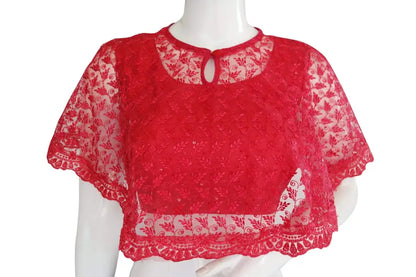 High quality Netted Poncho Readymade Blouse - D3blouses