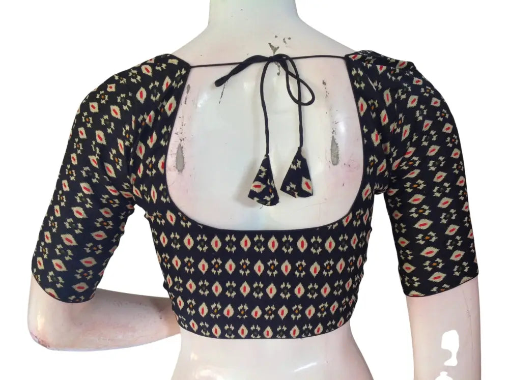 Printed Cotton Readymade Saree Blouse -8 Color Options (Princess Cut)|Choli top Readymade Blouse