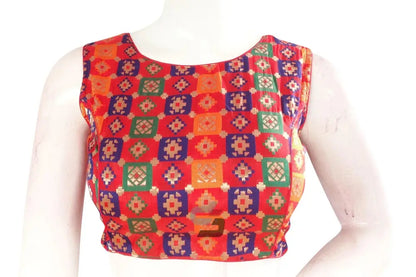 Red Color Brocade silk Designer Blouse - D3blouses