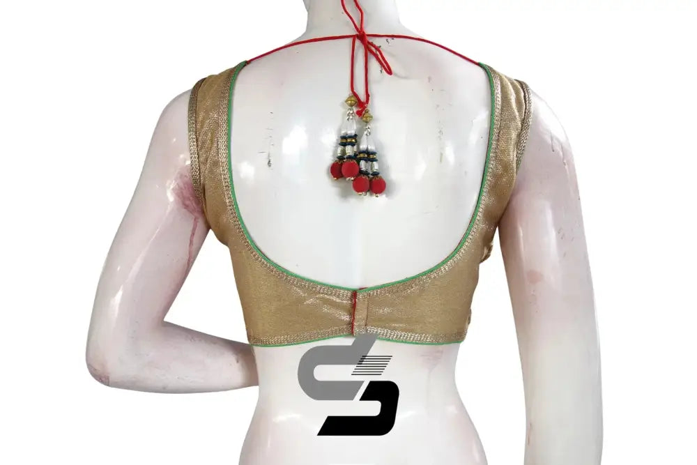 Red Color Velvet Designer Party Wear Readymade Blouse/ Indian Crop Tops - D3blouses