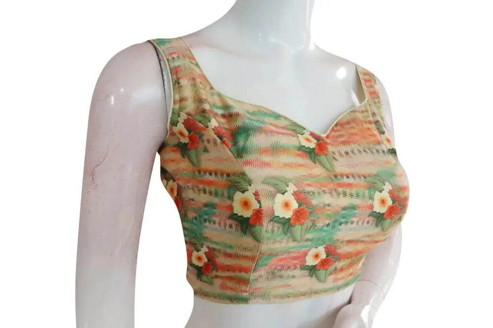 Satin Silk Designer Readymade Saree Blouse - D3blouses