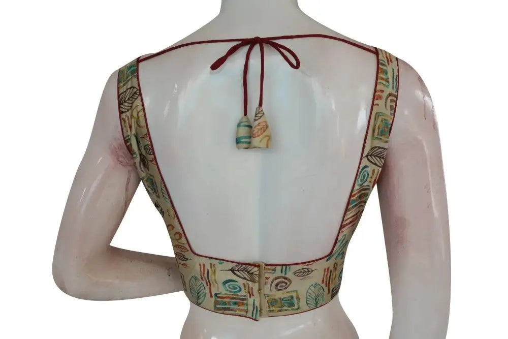 Satin Silk Designer Readymade Saree Blouse - D3blouses