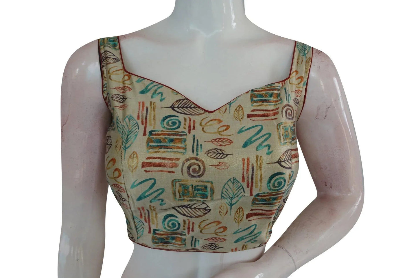 Satin Silk Designer Readymade Saree Blouse - D3blouses