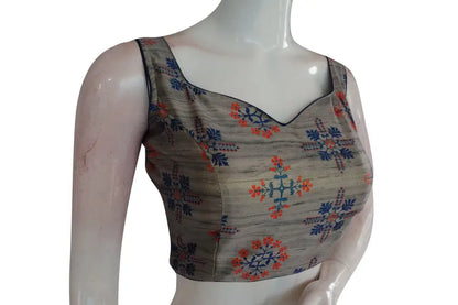 Satin Silk Designer Readymade Saree Blouse - D3blouses