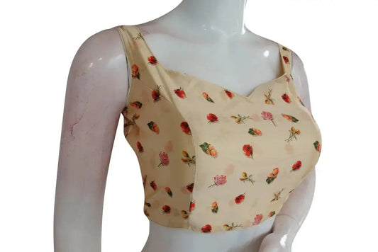 Satin Silk Designer Readymade Saree Blouse - D3blouses