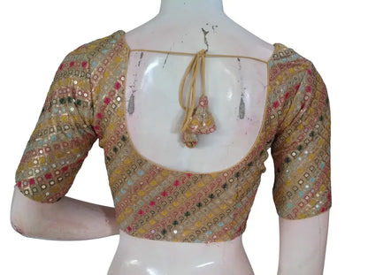 Sequin Designer Saree Blouse – Ready-to-Wear Party & Wedding Choli - D3blouses