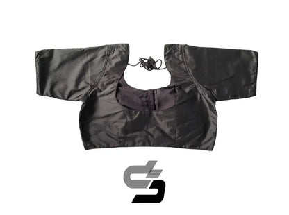 Silver Lining, Plus Size Grey Indian Silk Blouses - D3blouses