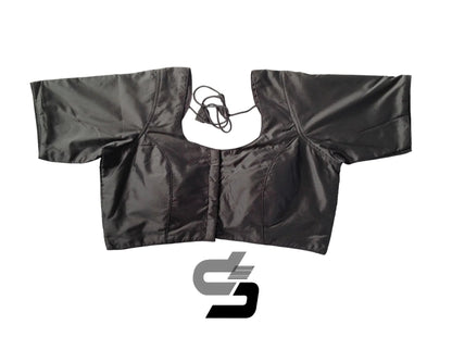 Silver Lining, Plus Size Grey Indian Silk Blouses - D3blouses