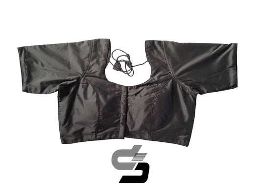 Silver Lining, Plus Size Grey Indian Silk Blouses - D3blouses