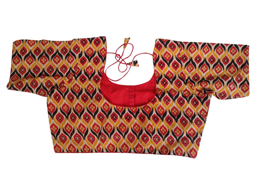 Stylish Kalamkari Plus Size Readymade Saree Blouses, Ready-to-Wear Fashion - D3blouses