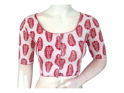 Timeless Elegance: Off White High-Neck Cotton Blouse - Versatile & Chic - D3blouses