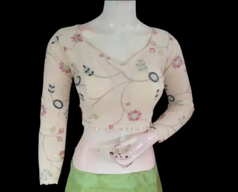 Versatile Wardrobe Essentials: Khadi Cotton Partywear Readymade Saree Blouses - D3blouses