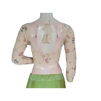 Versatile Wardrobe Essentials: Khadi Cotton Partywear Readymade Saree Blouses - D3blouses