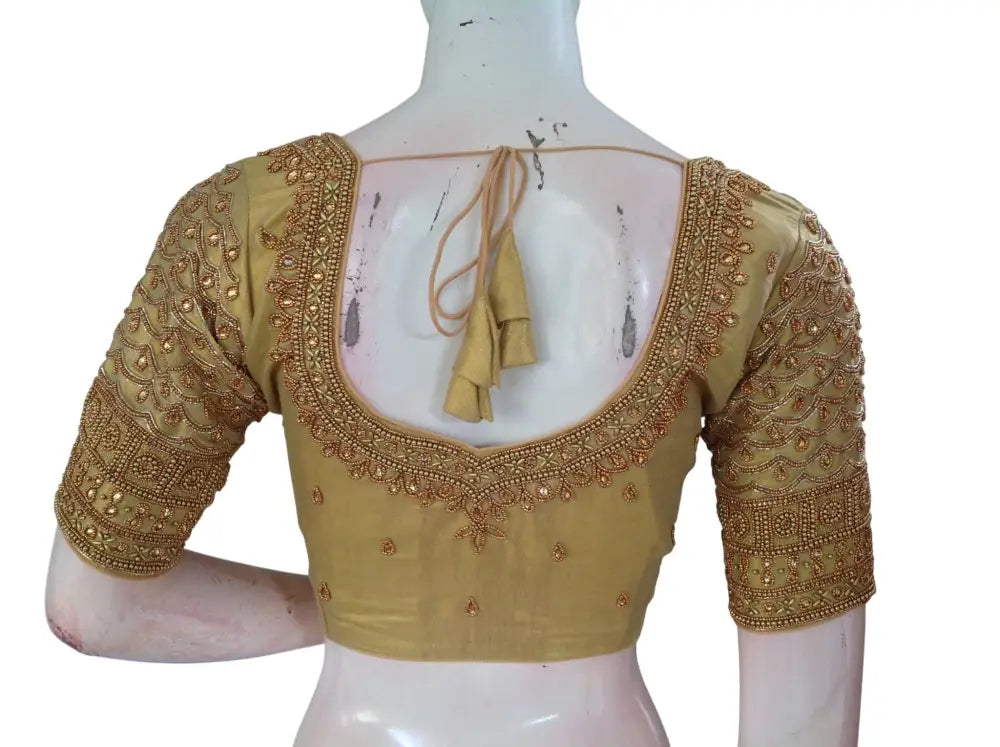 Wedding Silk Saree Blouse | Designer Bridal Readymade Choli | Luxury Indian Ethnic Wear | Multiple Colors - Readymade