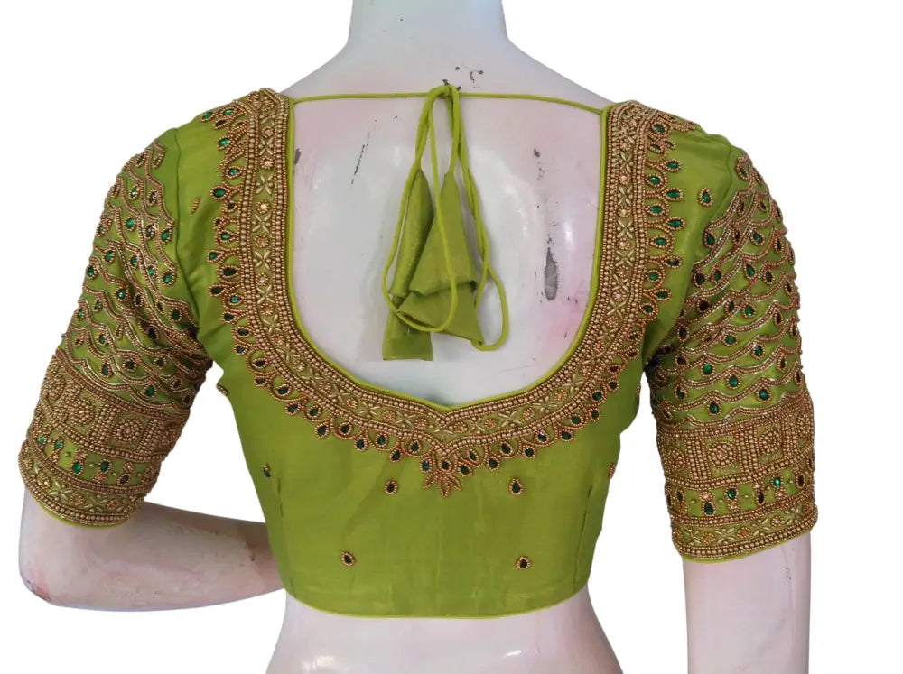 Wedding Silk Saree Blouse | Designer Bridal Readymade Choli | Luxury Indian Ethnic Wear | Multiple Colors - Readymade