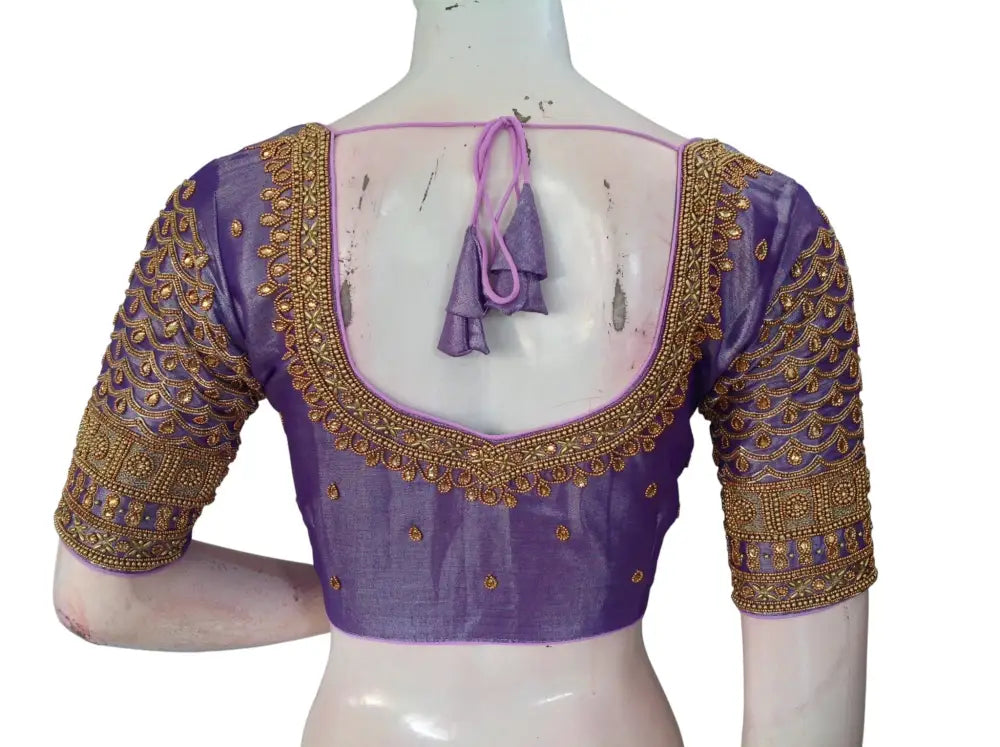 Wedding Silk Saree Blouse | Designer Bridal Readymade Choli | Luxury Indian Ethnic Wear | Multiple Colors - Readymade