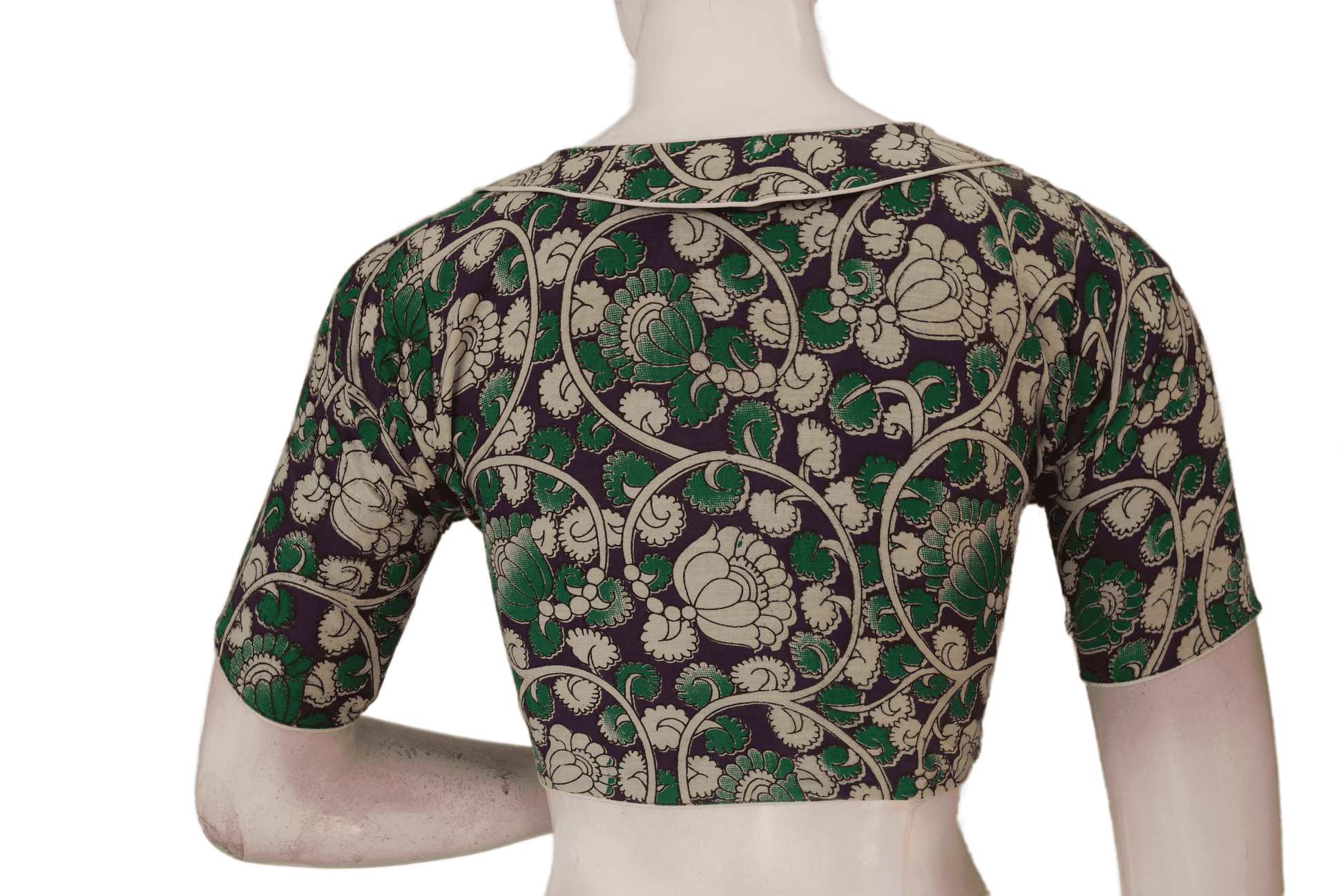 Kalamkari cotton Designer Readymade Saree Blouse - D3blouses