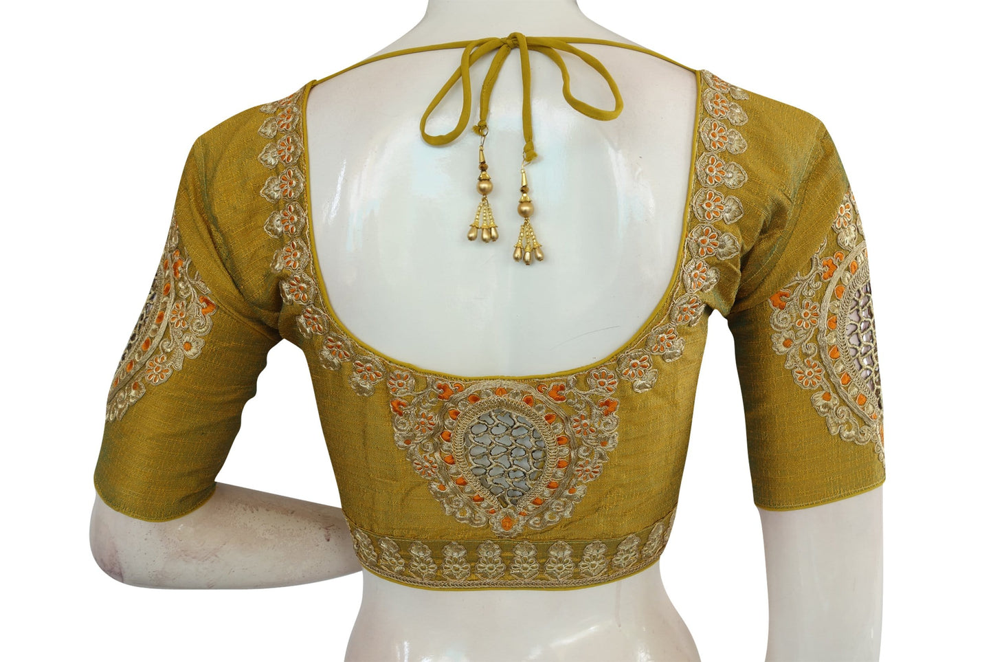 cut work designer readymade saree blouses 2