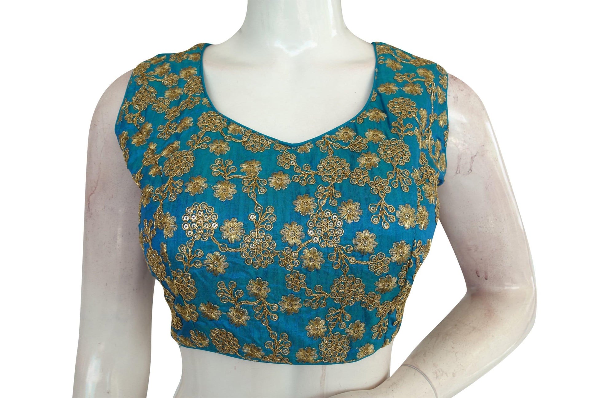 copy of copy of designer embroidered readymade blouse