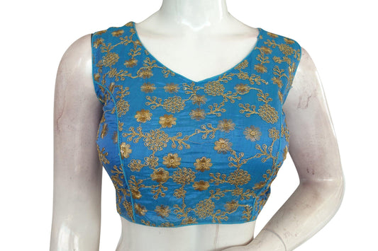 designer embroidered readymade blouse 3