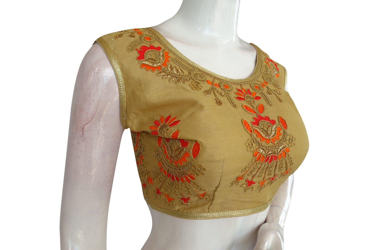multi embroidered designer readymade blouse 5