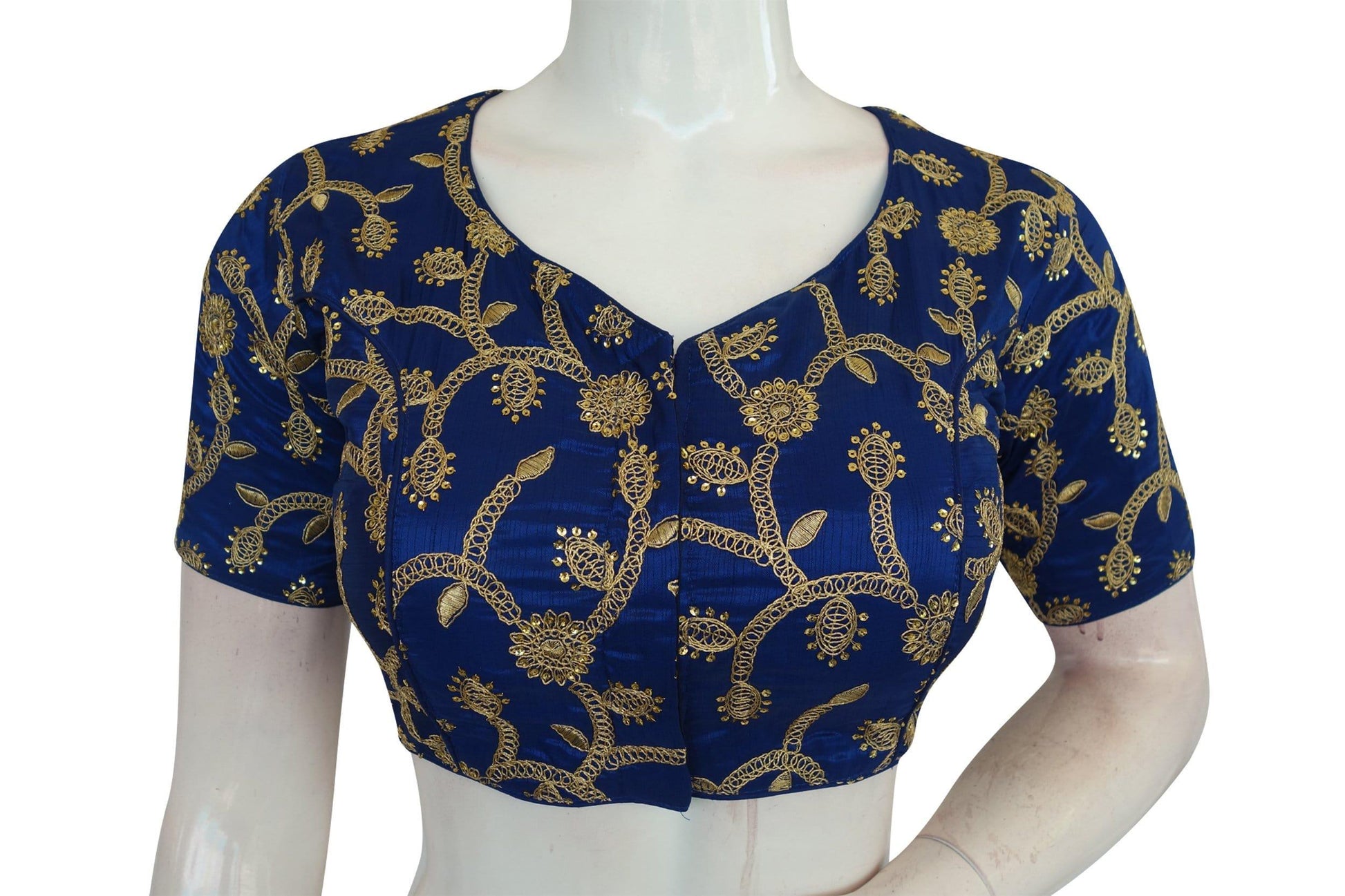 designer embroidered readymade blouse 5