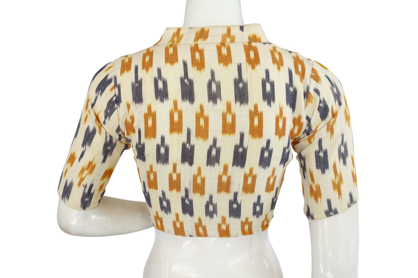 ikkat collar readymade saree blouses indian readymade blouse crop top tunic top 9