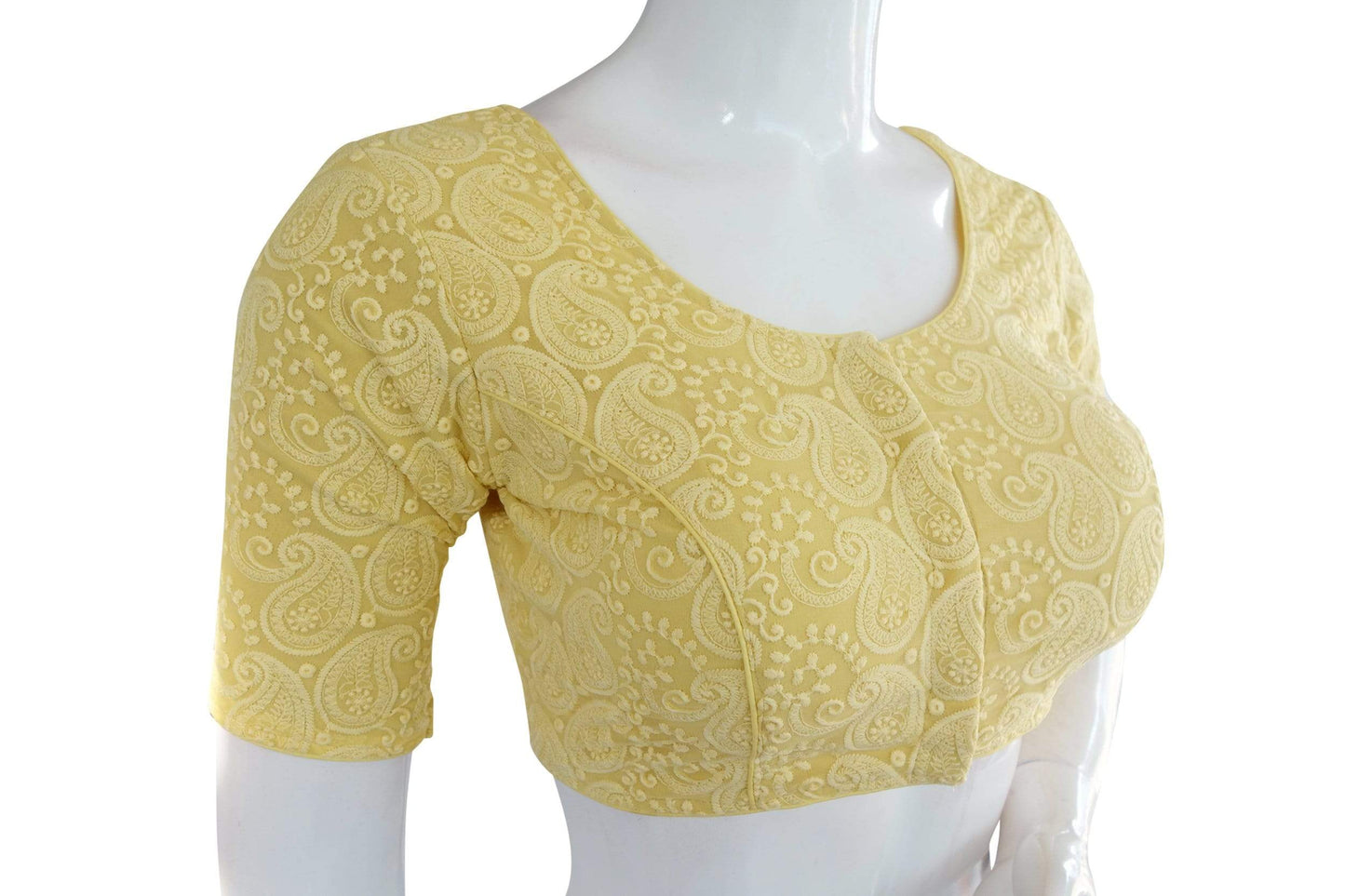 copy of chikankari embroidery readymade saree blouse indian readymade blouse croptop