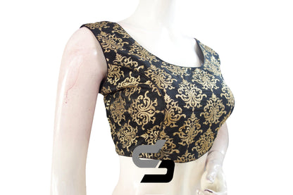 Black Color Embroidery Party Wear Readymade Blouse - D3blouses