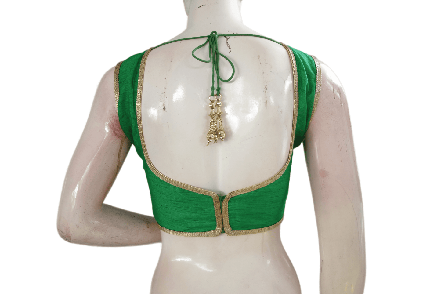 Green Color Embroidery Party Wear Readymade Blouse - D3blouses