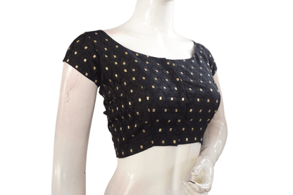 Black Color Designer Party Wear Readymade Blouse - D3blouses