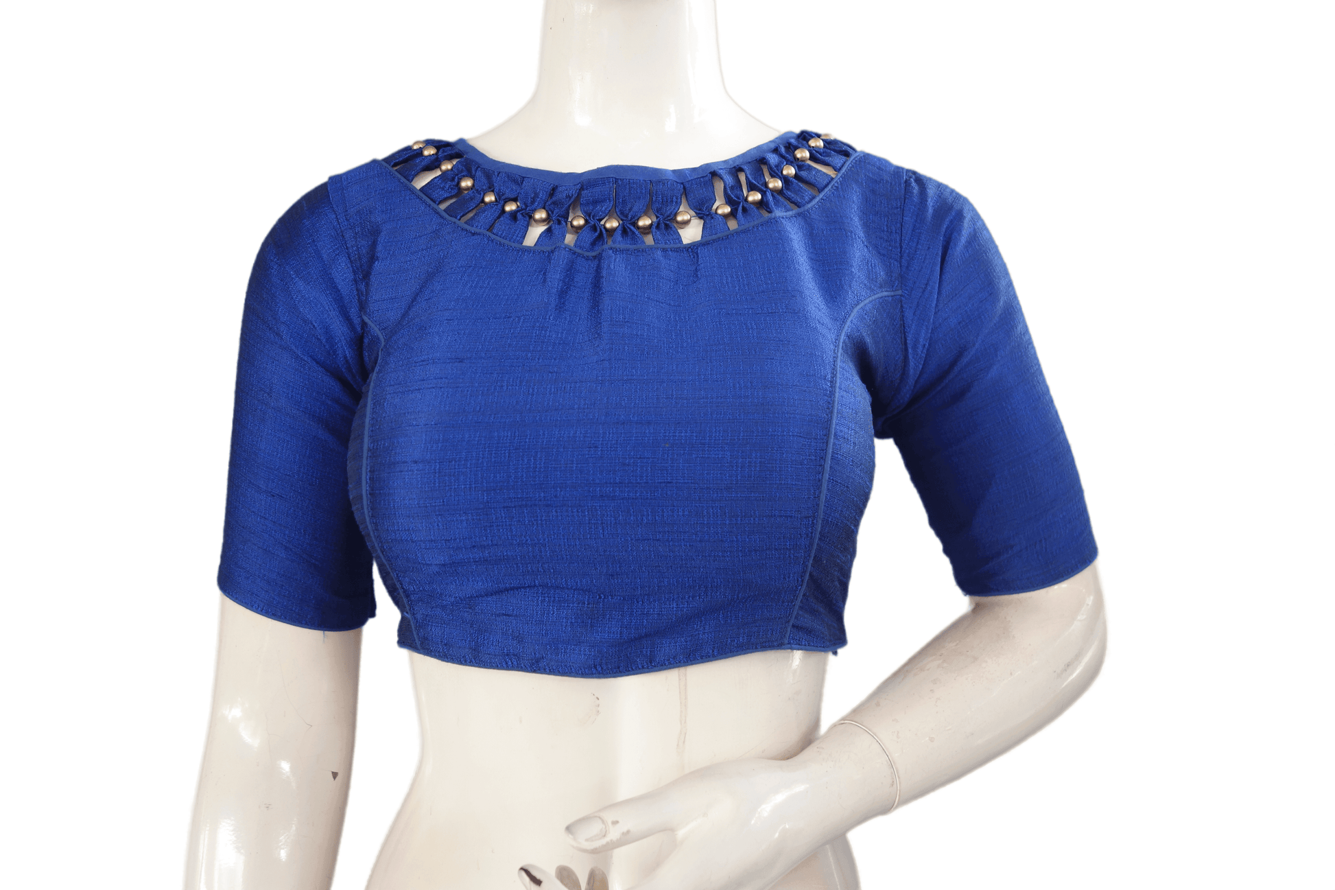Royal Blue Color Designer Party Wear Readymade Blouse - D3blouses