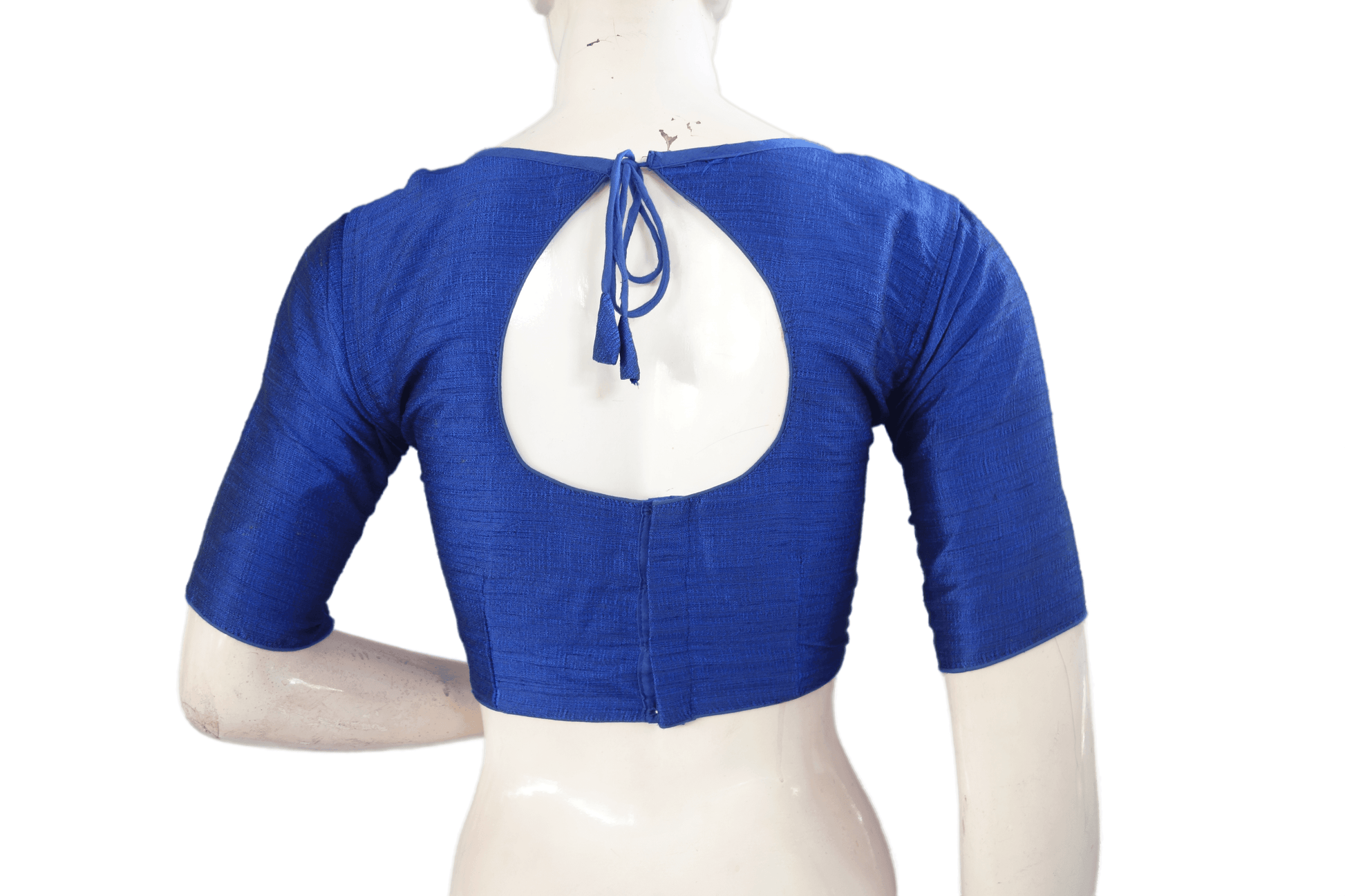 Royal Blue Color Designer Party Wear Readymade Blouse - D3blouses