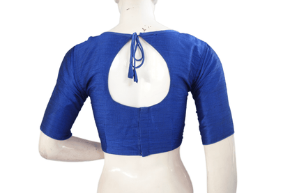 Royal Blue Color Designer Party Wear Readymade Blouse - D3blouses