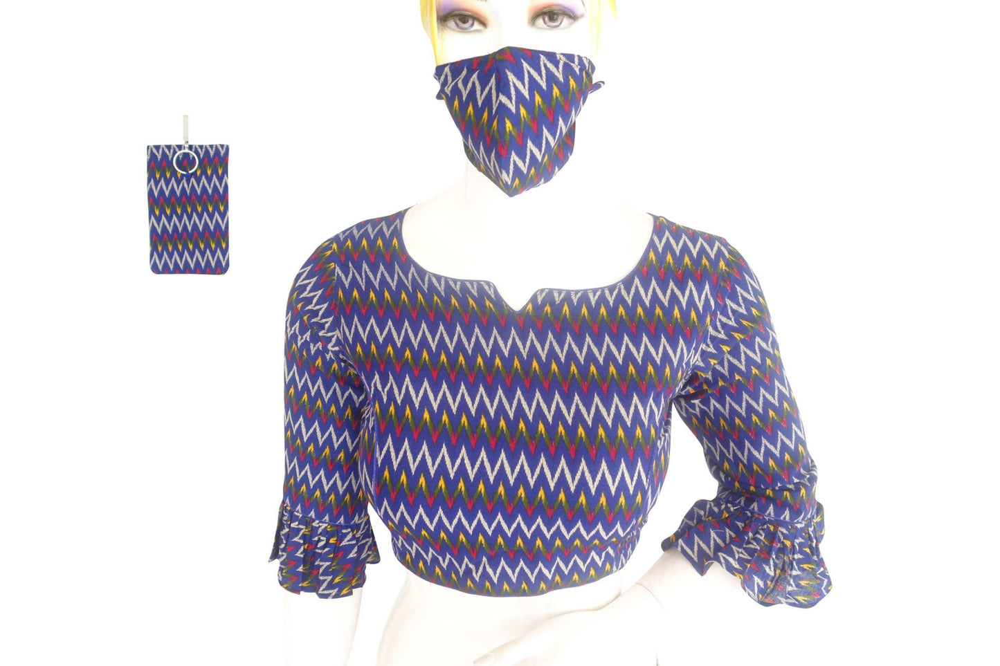 cotton printed designer readymade blouse