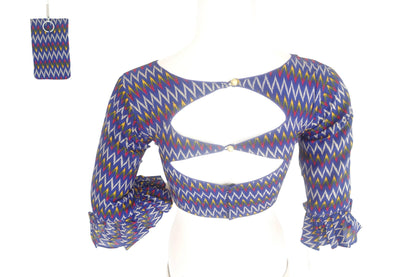 cotton printed designer readymade blouse