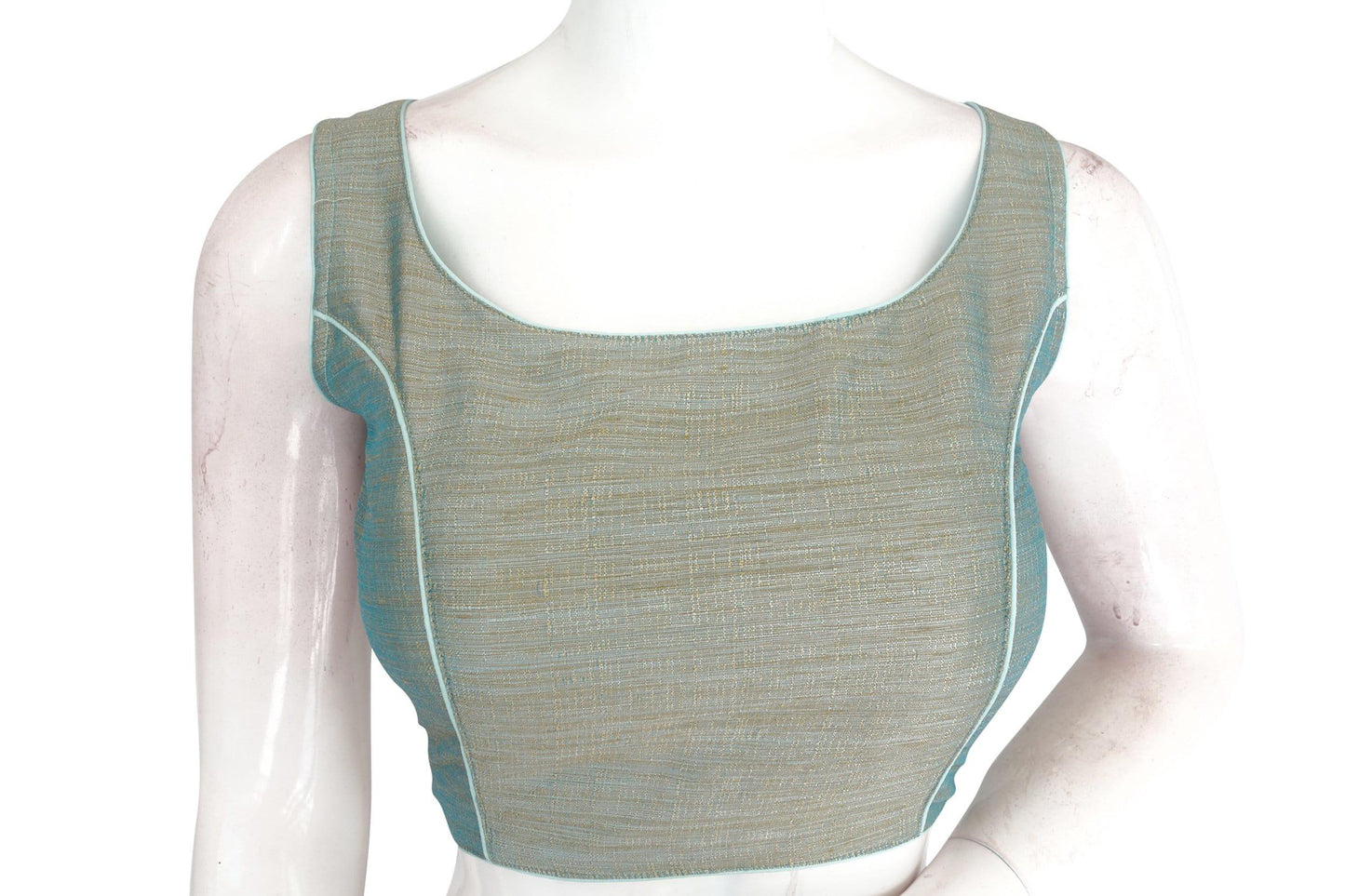 plain silk designer readymade blouse 18