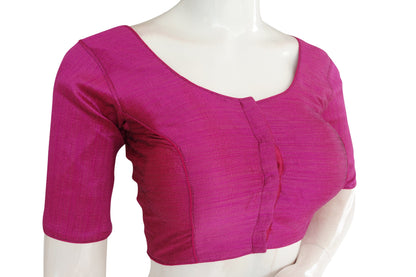 color plain semi silk readymade saree blouse indian readymade blouse 9